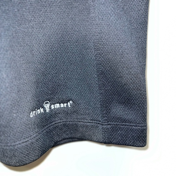 Nike Golf Jacket Mens Large Blue Jim Beam Quarter Zip Cotton Blend Logo - Picture 9 of 15